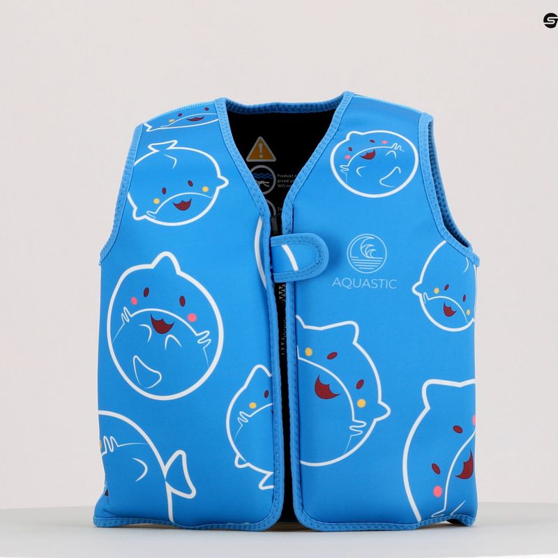 Gilet di galleggiamento per bambini AQUASTIC HT-16879 blu 17