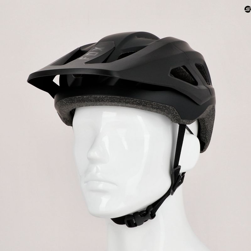 Fox Racing Mainframe Trvrs casco bici nero/nero 9