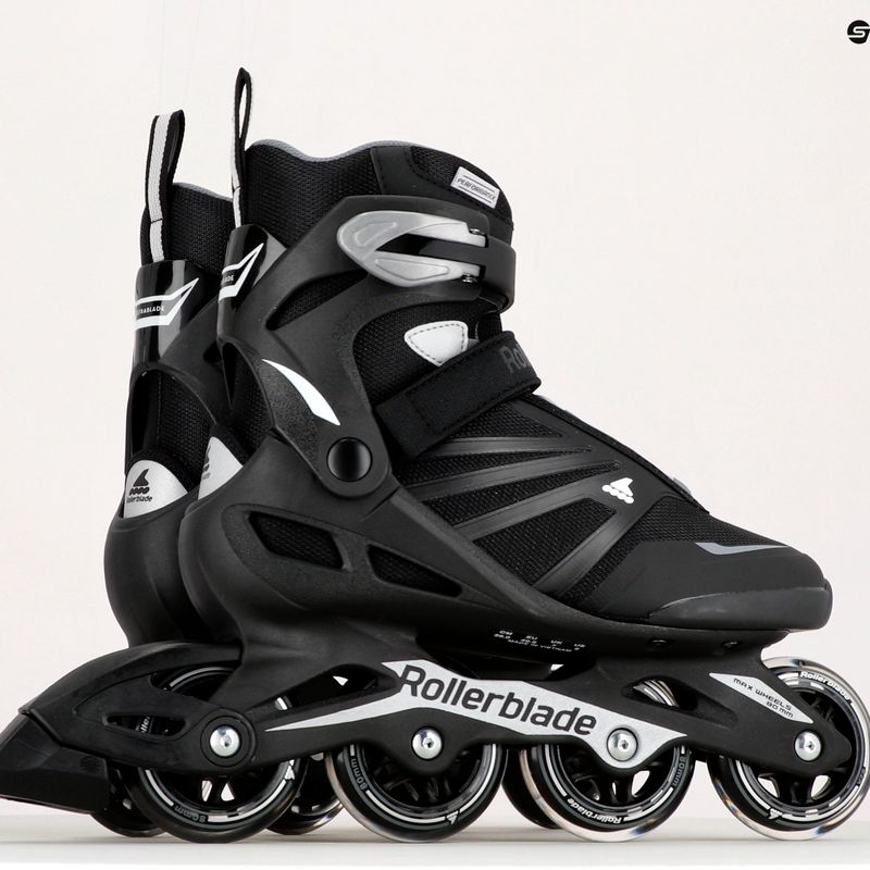 Pattini Rollerblade Zetrablade nero/argento da uomo 11