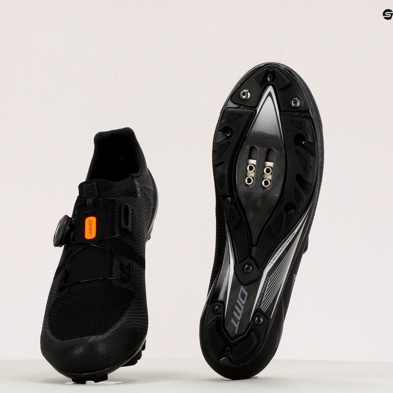 Scarpe da ciclismo MTB da uomo DMT KM3 nero/nero 11