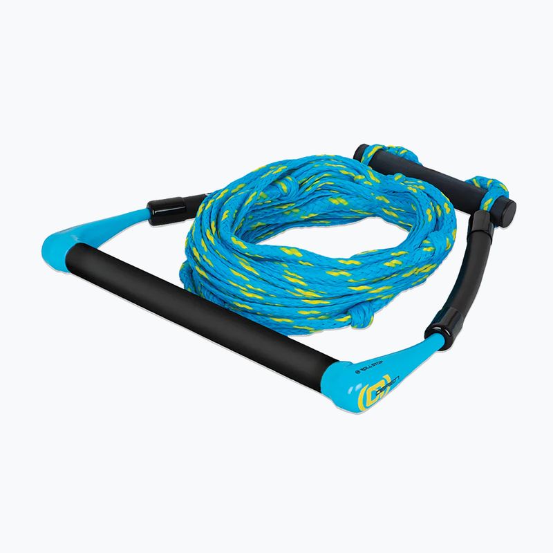 Corda da traino O'Brien Kneeboard Rope and Handle cyan/yellow