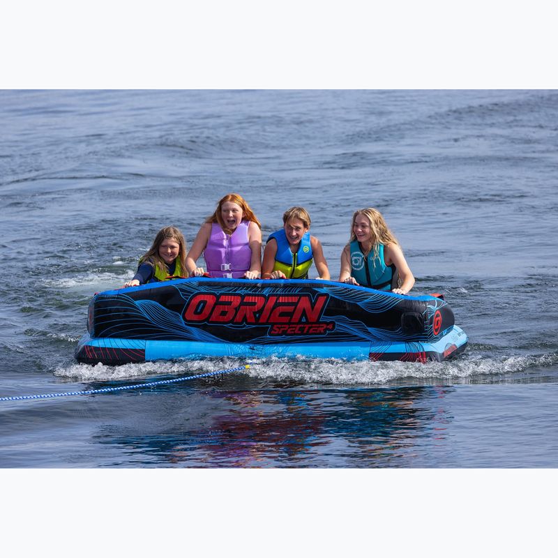 Gonfiabile per traino O'Brien Specter 4 Towable Boat Tube blue/red 6