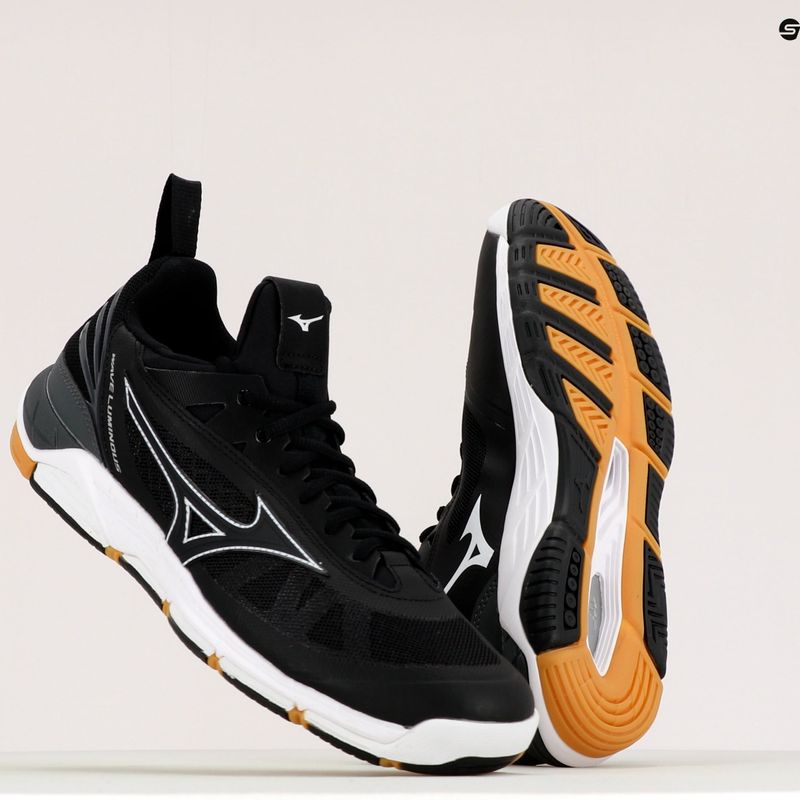 Scarpe da pallavolo da uomo Mizuno Wave Luminous nero V1GA182010 10