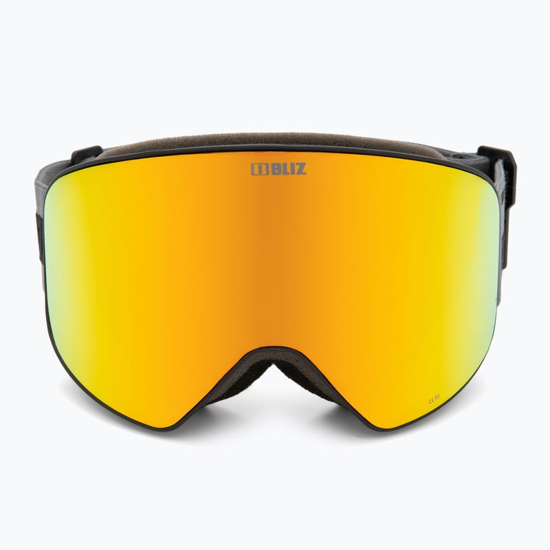 Occhiali da sci Bliz Flow nero/marrone opaco oro multi/giallo 3