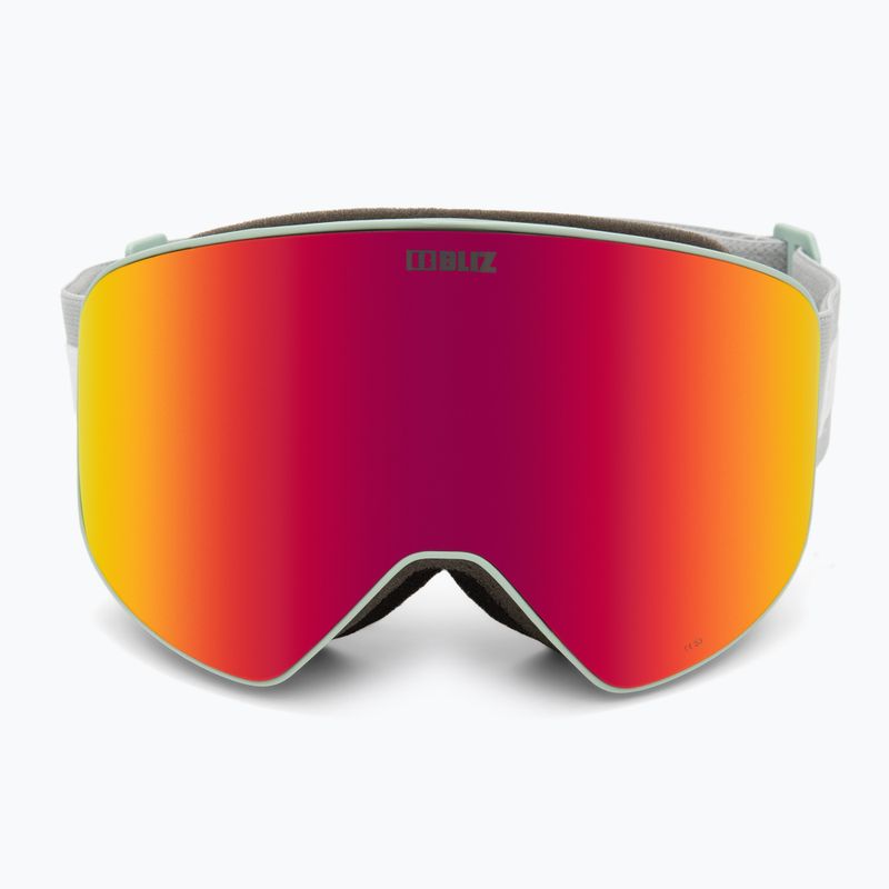 Occhiali da sci Bliz Flow grigio chiaro opaco/marrone rosso multi/rosa 3