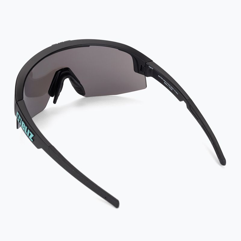 Occhiali da sole Bliz Matrix Small nero/fumo blu ghiaccio multi 2