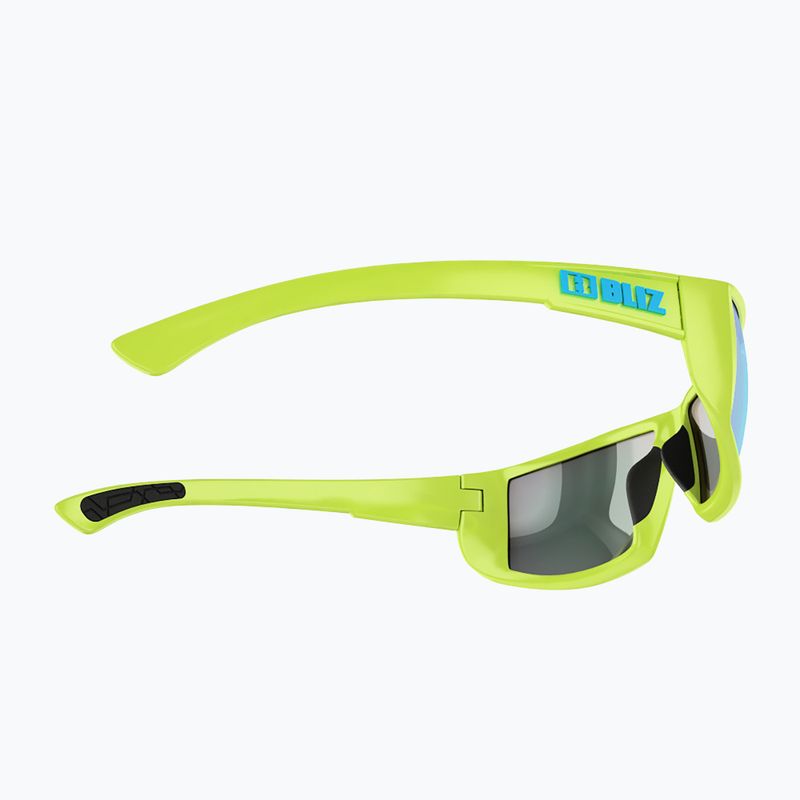 Occhiali da sole Bliz Drift multi verde lime opaco/blu fumo 8