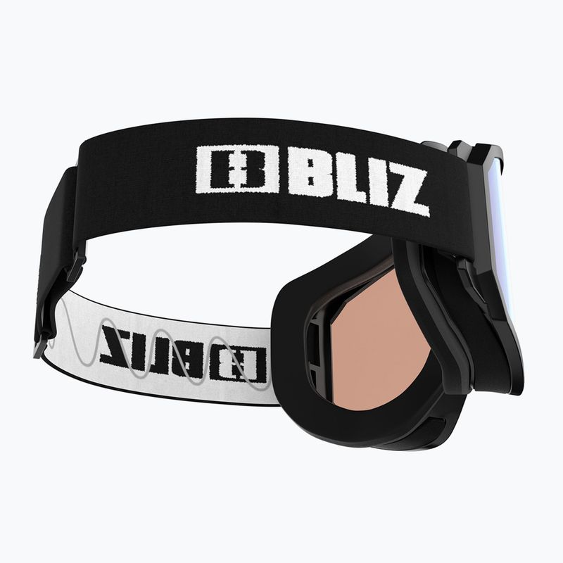 Bliz Rave nero opaco/arancio chiaro blu multi occhiali da sci 5