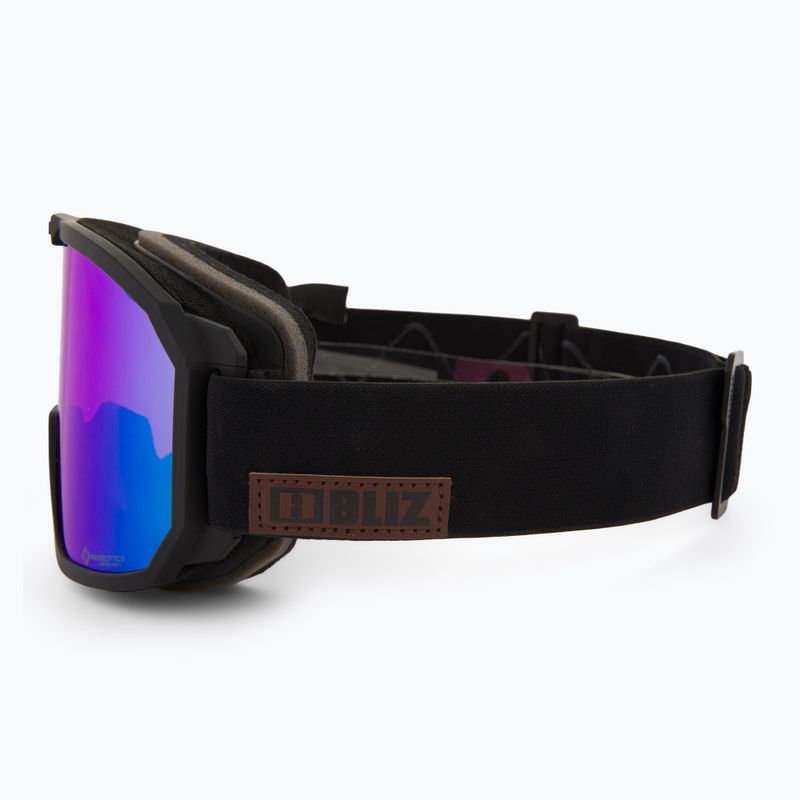 Occhiali da sci Bliz Rave Nano Optics Nordic Light nero opaco/blu viola multi 4