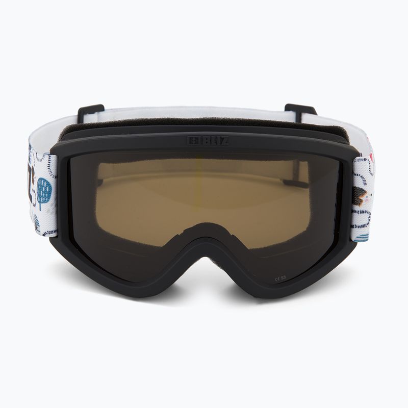 Occhiali da sci per bambini Bliz Pixie Jr nero/marrone 2