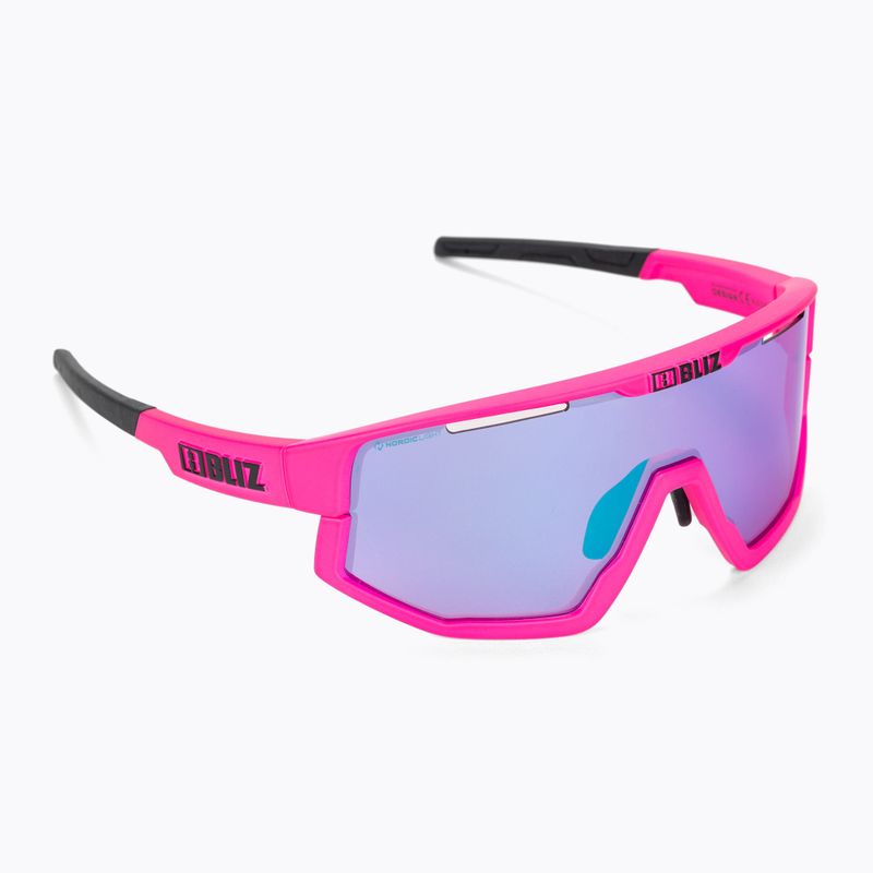 Occhiali da sole Bliz Fusion Nano Optics Nordic Light rosa/begonia/blu viola multi