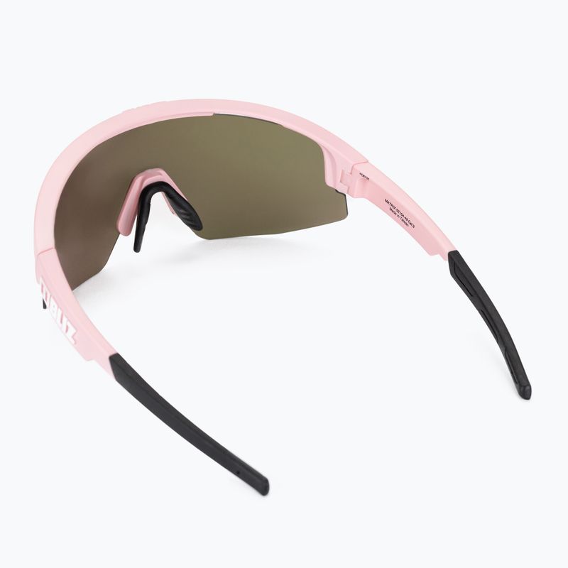 Occhiali da sole Bliz Matrix polvere opaca rosa/marrone rosa multi 2