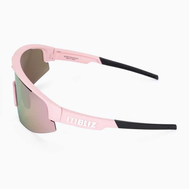 Occhiali da sole Bliz Matrix polvere opaca rosa/marrone rosa multi 4
