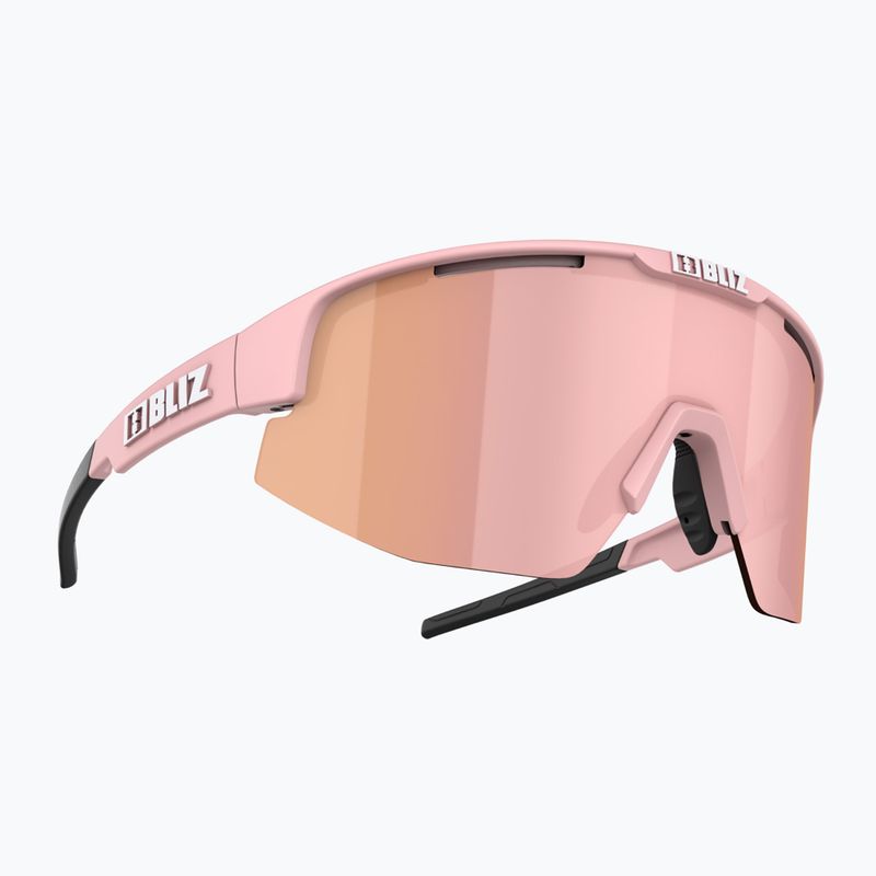 Occhiali da sole Bliz Matrix Small opaco rosa cipria/marrone rosa multi 5