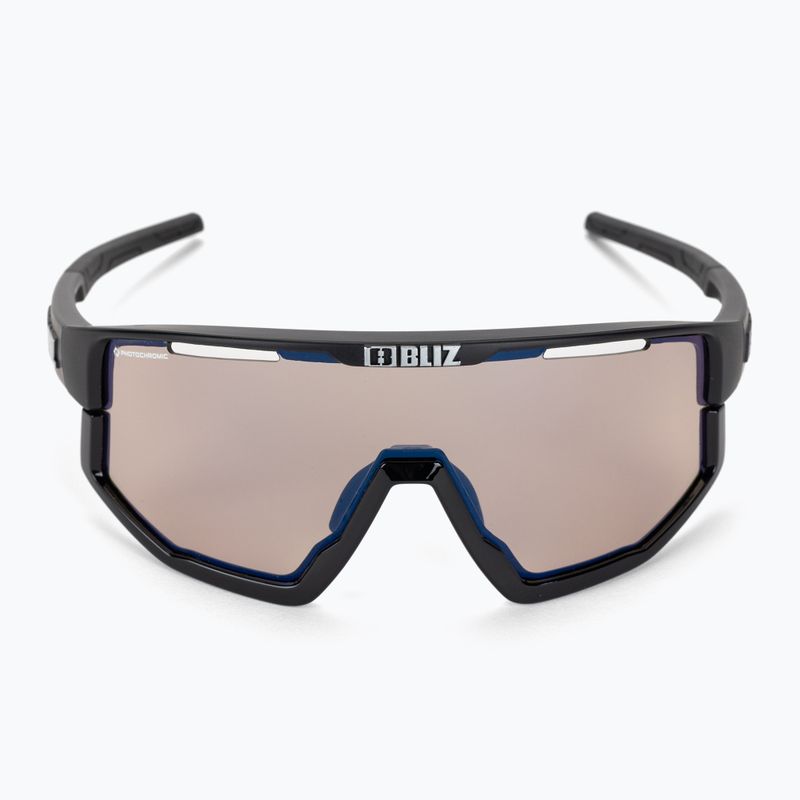 Occhiali da sole Bliz Fusion Nano Optics Photochromic nero opaco/marrone blu multi 3