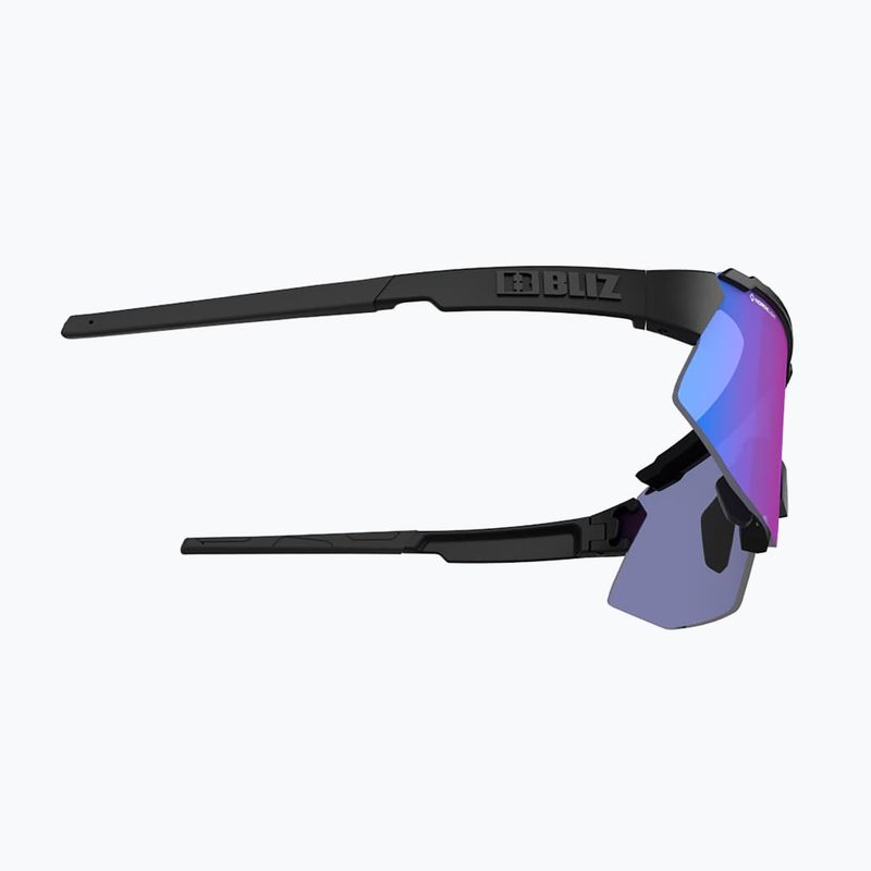 Occhiali da sole Bliz Breeze Nano Optics Nordic Light nero opaco/begonia/blu viola multi 7