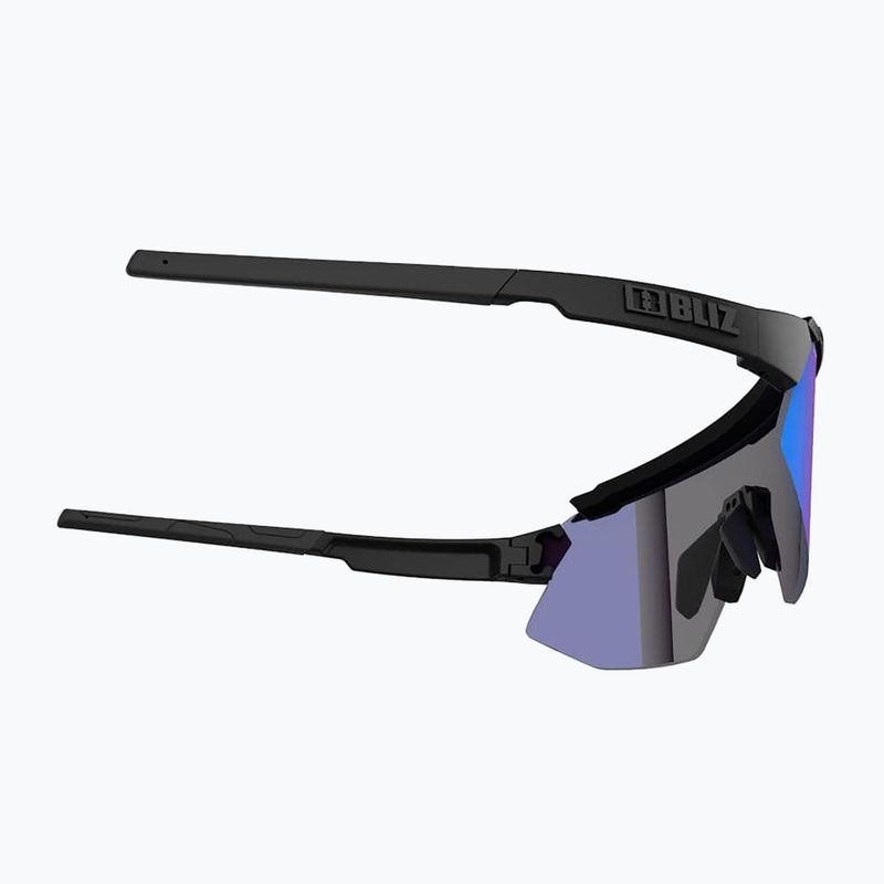 Occhiali da sole Bliz Breeze Nano Optics Nordic Light nero opaco/begonia/blu viola multi 8