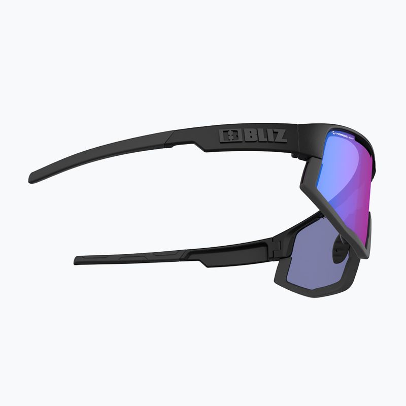 Occhiali da sole Bliz Vision Nano Optics Nordic Light nero opaco/bevenia chiara/blu viola 5