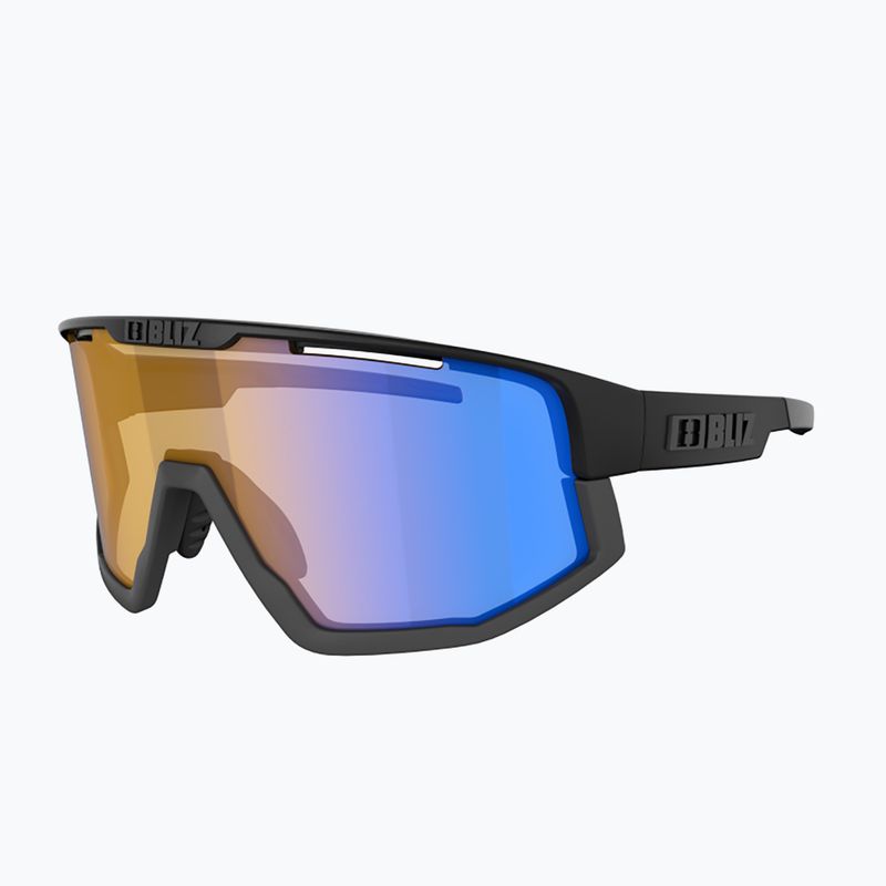 Occhiali da sole Bliz Vision Nano Optics Nordic Light nero opaco/corallo chiaro/blu arancio 4