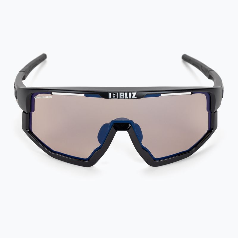 Occhiali da sole Bliz Vision Nano Optics Photochromic nero opaco/marrone blu multi 3