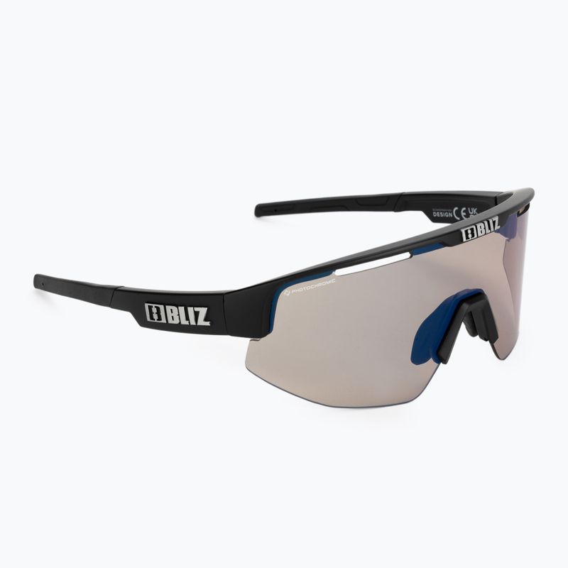 Occhiali da sole Bliz Matrix Nano Optics Photochromic nero opaco/marrone blu multi