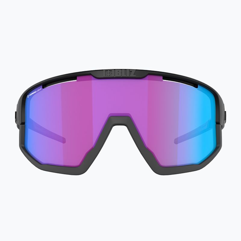 Occhiali da sole Bliz Fusion Nano Optics Nordic Light nero opaco/begonia/blu viola multi 5