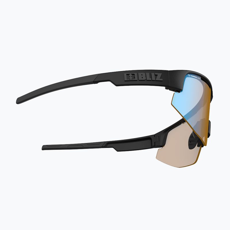 Occhiali da sole Bliz Matrix Nano Optics Nordic Light nero opaco/corallo/arancio blu multi 6