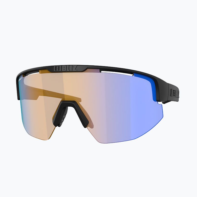 Occhiali da sole Bliz Matrix Nano Optics Nordic Light nero opaco/corallo/arancio blu multi 8