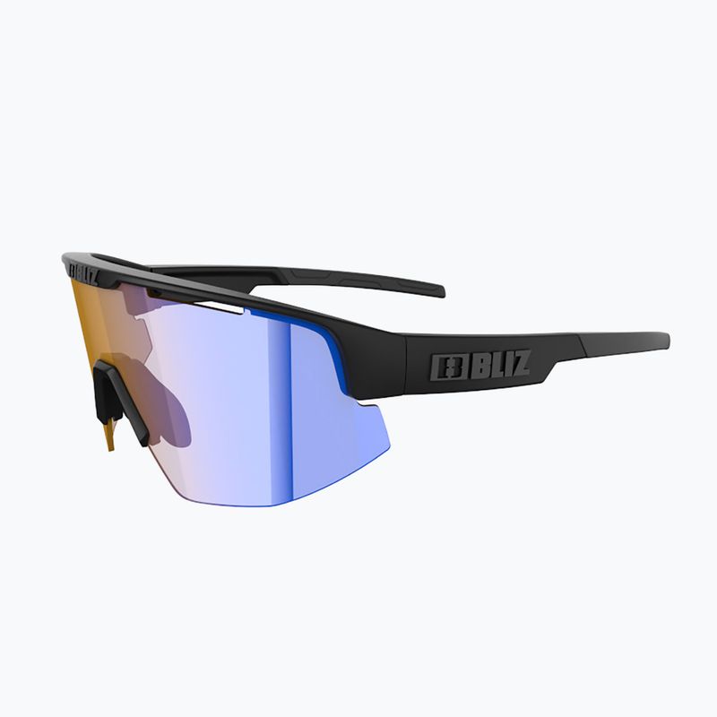 Occhiali da sole Bliz Matrix Nano Optics Nordic Light nero opaco/corallo/arancio blu multi 9