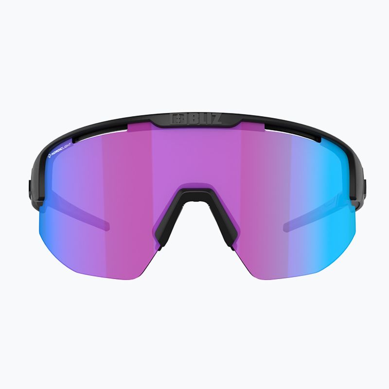 Occhiali da sole Bliz Matrix Small Nano Optics Nordic Light nero opaco/begonia/blu viola 4