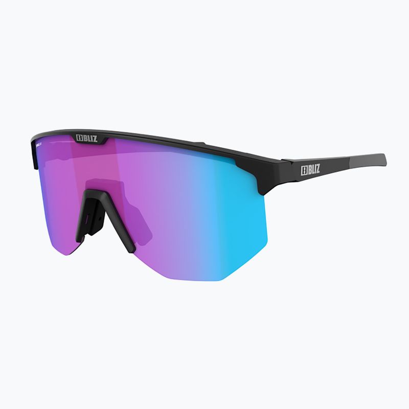 Occhiali da sole Bliz Hero Nano Optics Nordic Light nero opaco/light begonia/blu viola 3