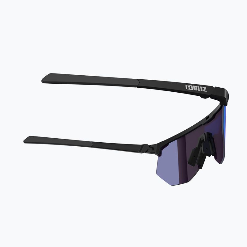 Occhiali da sole Bliz Hero Nano Optics Nordic Light nero opaco/light begonia/blu viola 6