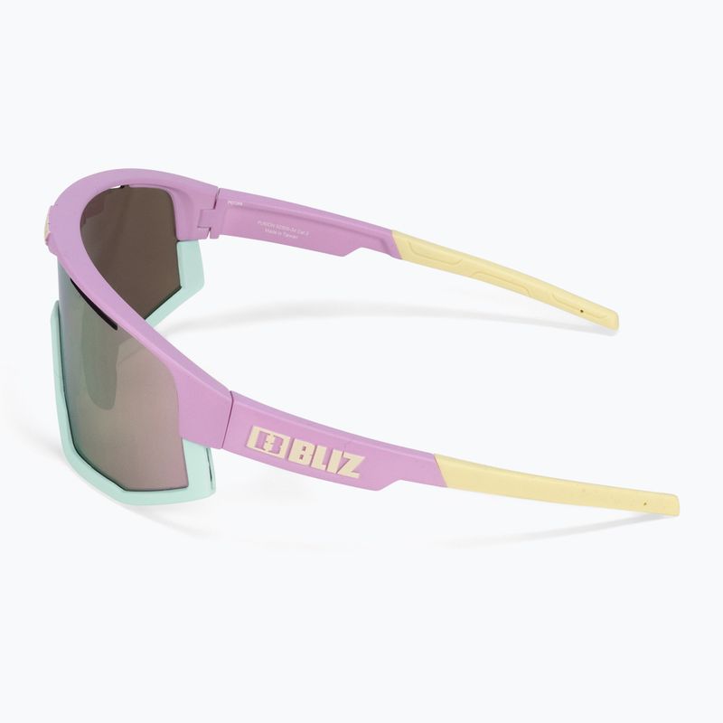Occhiali da sole Bliz Fusion matte pastel purple yellow logo/brown pink multi 5