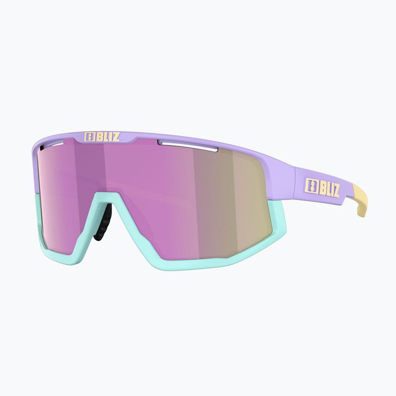 Occhiali da sole Bliz Fusion matte pastel purple yellow logo/brown pink multi 7