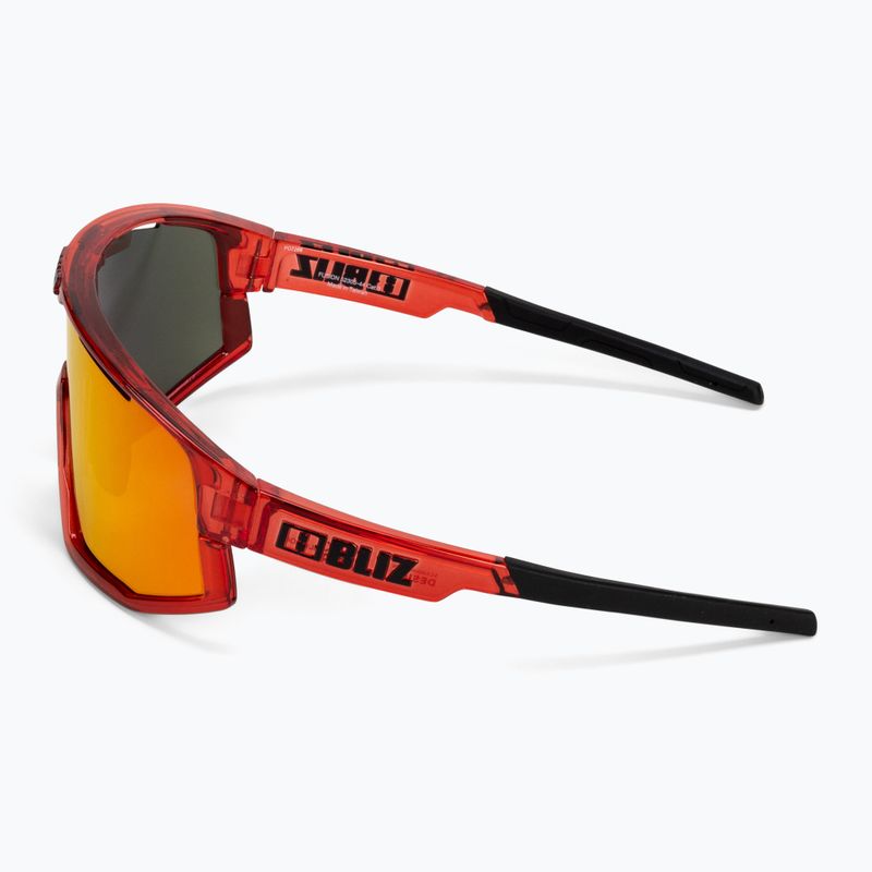 Occhiali da sole Bliz Fusion trasparenti rosso/marrone rosso multi 5
