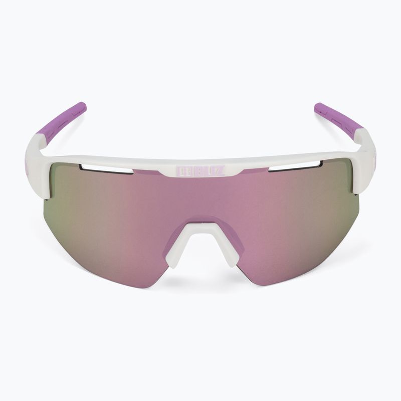 Occhiali da sole Bliz Matrix bianco opaco viola logo/marrone rosa multi 3