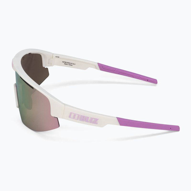 Occhiali da sole Bliz Matrix bianco opaco viola logo/marrone rosa multi 4