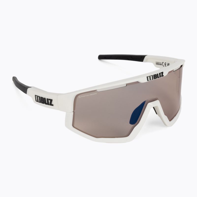 Occhiali da sole multi Bliz Fusion Nano Optics Photochromic bianco/marrone opaco 2