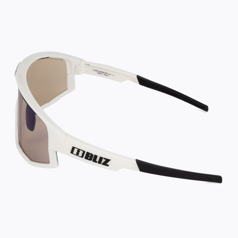 Occhiali da sole multi Bliz Fusion Nano Optics Photochromic bianco/marrone opaco 5