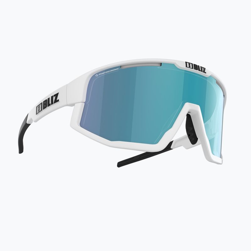 Occhiali da sole multi Bliz Fusion Nano Optics Photochromic bianco/marrone opaco 6