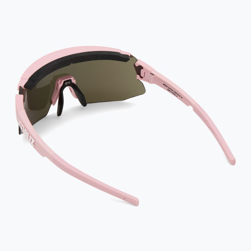Occhiali da sole Bliz Breeze Small opachi rosa cipria/marrone/rosegold multi 3