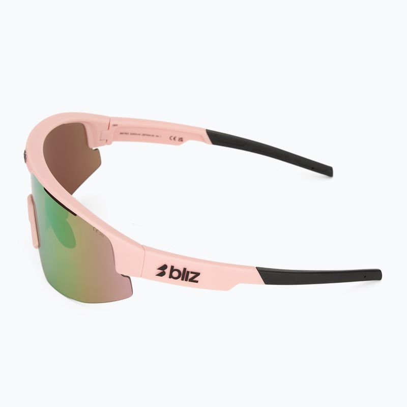 Bliz Matrix polvere opaca rosa/marrone/rosa multi occhiali da sole 4