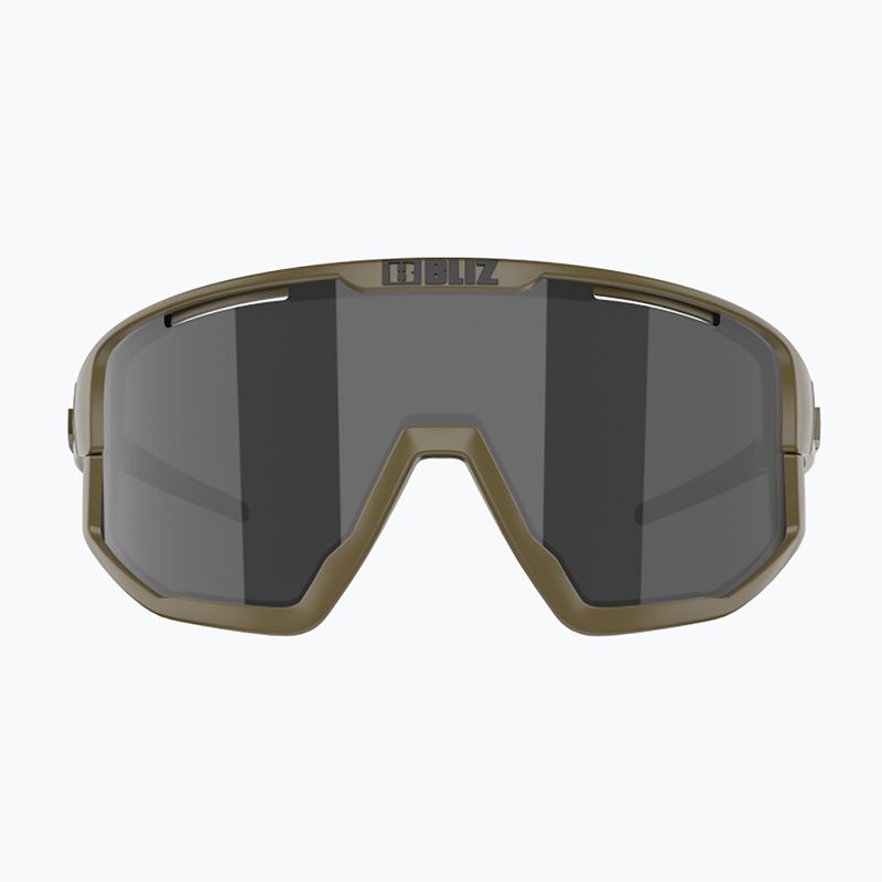 Occhiali da sole Bliz Vision camo opaco verde/fumo/argento a specchio 4