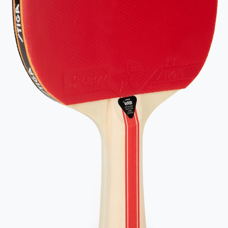 Racchetta da ping pong STIGA React 2-Star black/red 5