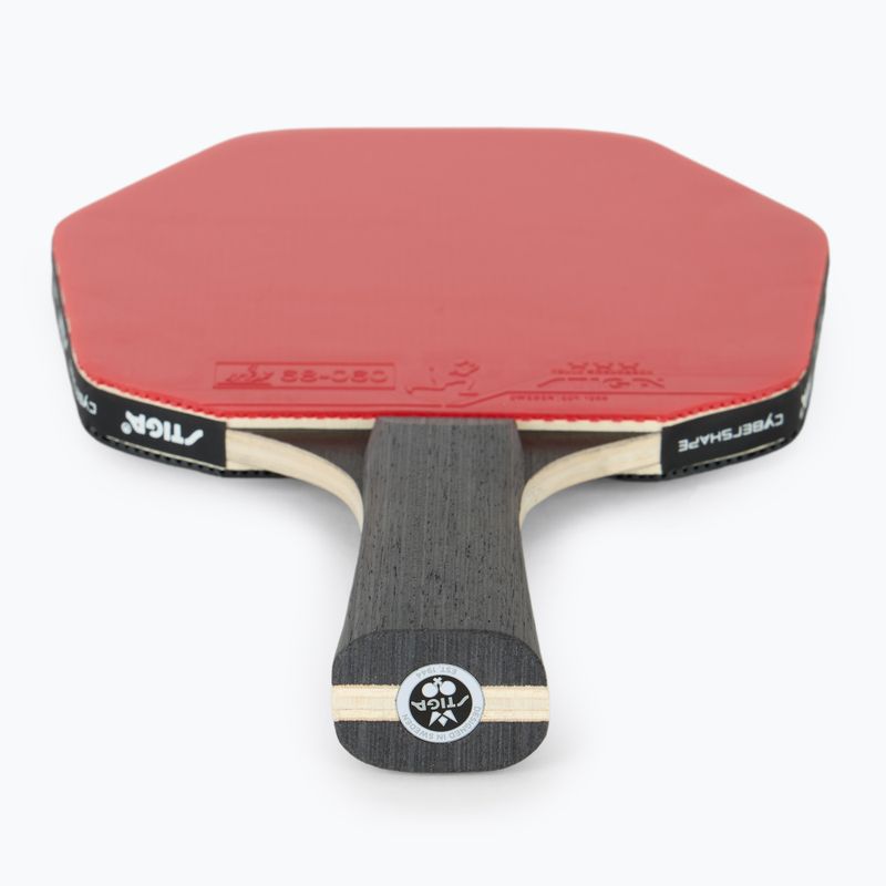 Racchetta da ping-pong STIGA Cybershape Future 3-Star black/red 2