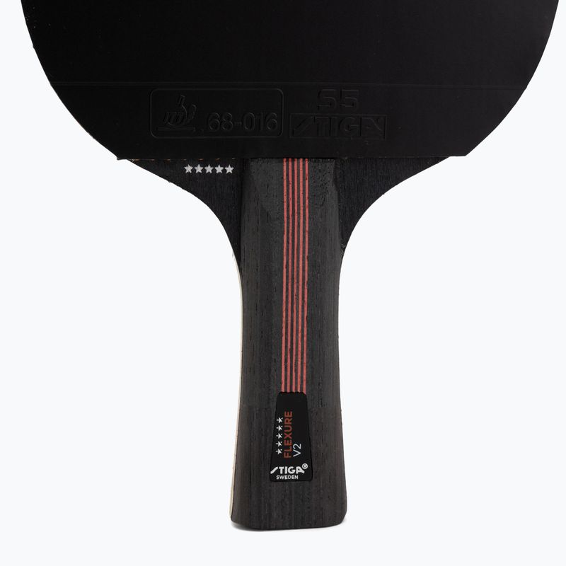 Racchetta da ping-pong STIGA Flexure V2 5-Star black/red 4
