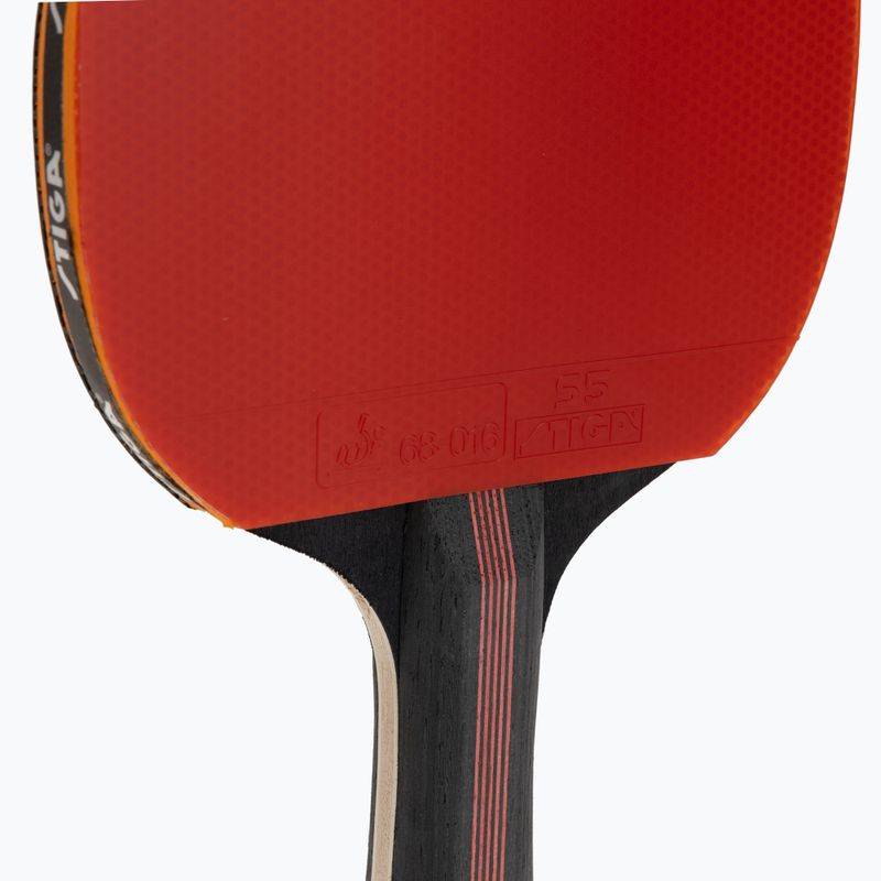 Racchetta da ping-pong STIGA Flexure V2 5-Star black/red 5