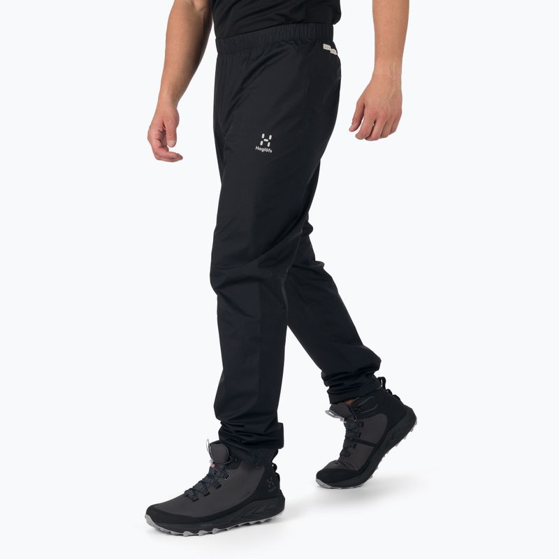 Pantaloni con membrana Haglöfs L.I.M Proof da uomo nero vero 3