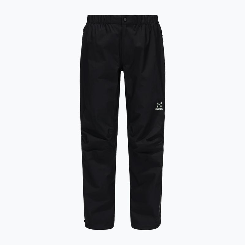Haglöfs pantaloni da pioggia da uomo L.I.M true nero