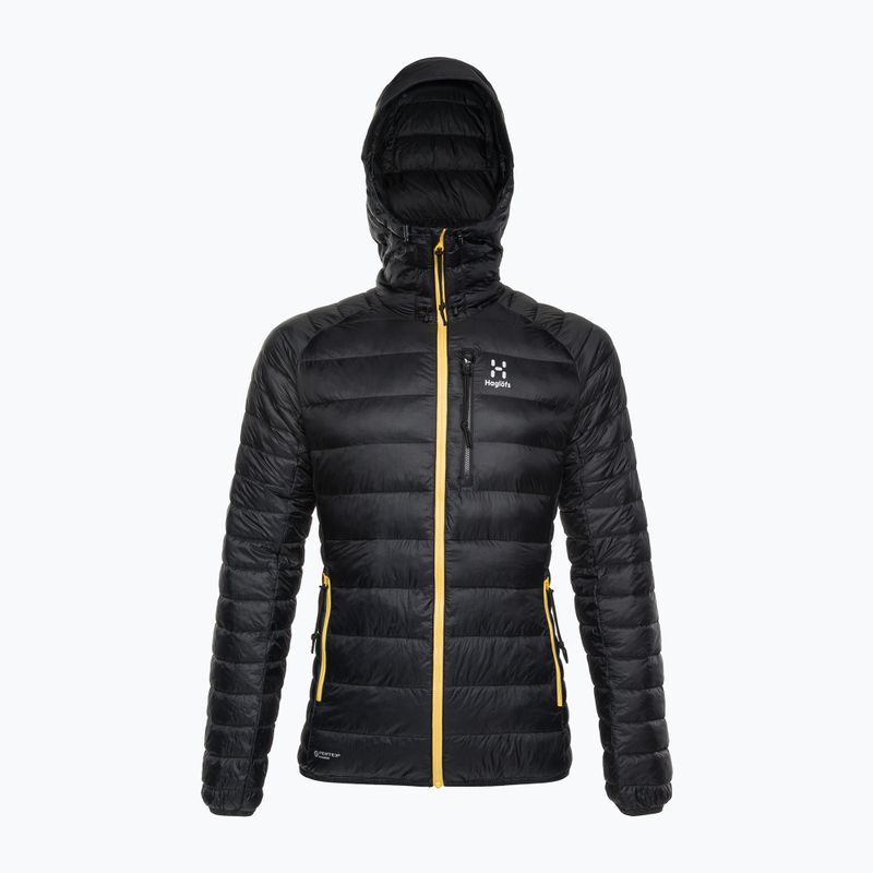 Piumino da uomo Haglöfs V series Mimic Hood nero vero